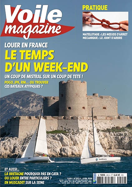 couv - Louer en France le temps d'un week-end (Voile Magazine Avril 2020)